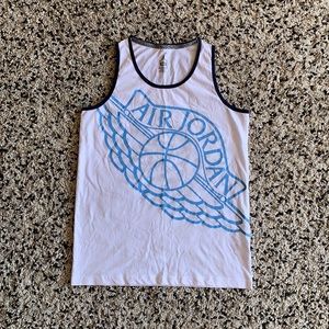 Nike Air Jordan Jumpman UNC Blue Large Flight Logo Tank Top Size XL Youth 13-15